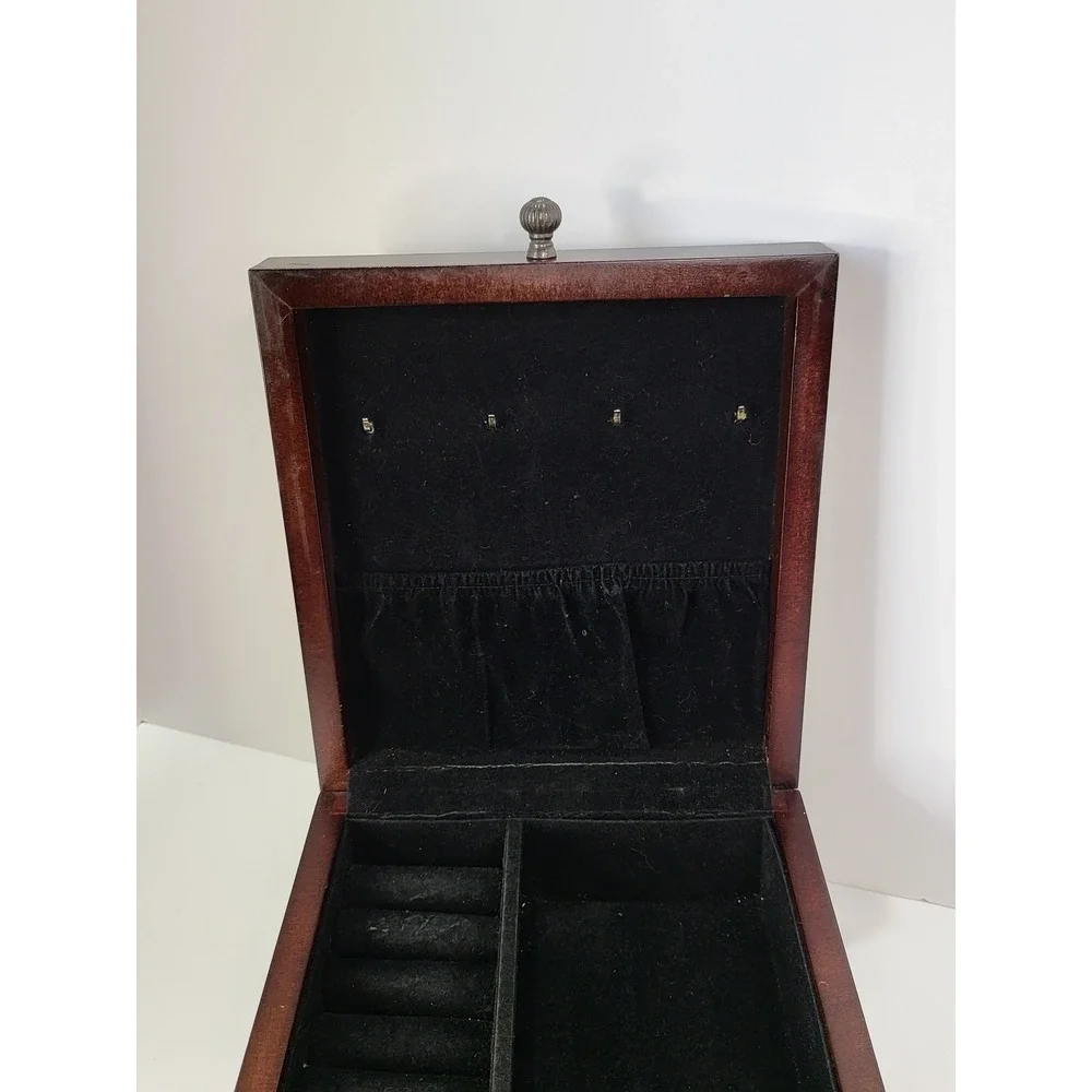 Vintage 2002 Tri Coastal Design Wood Jewelry Box Cristin Atria Cottagecore